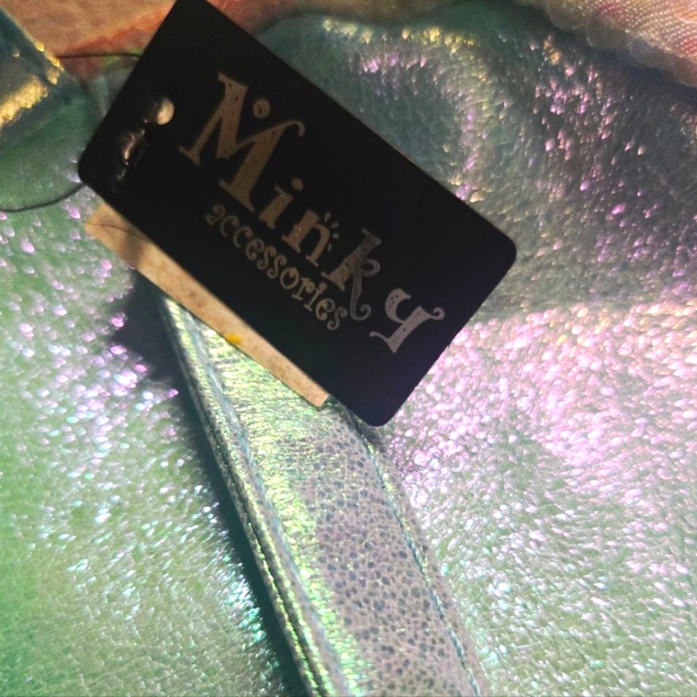 New! Minky Accessories Mini Sequined Backpack - Picture 4 of 5